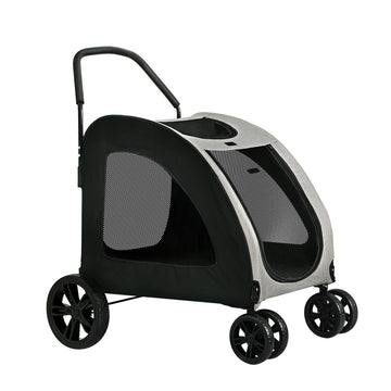i.Pet Pet Dog Stroller Pram Large Carrier Cat Travel Foldable Strollers 4 Wheels i.Pet